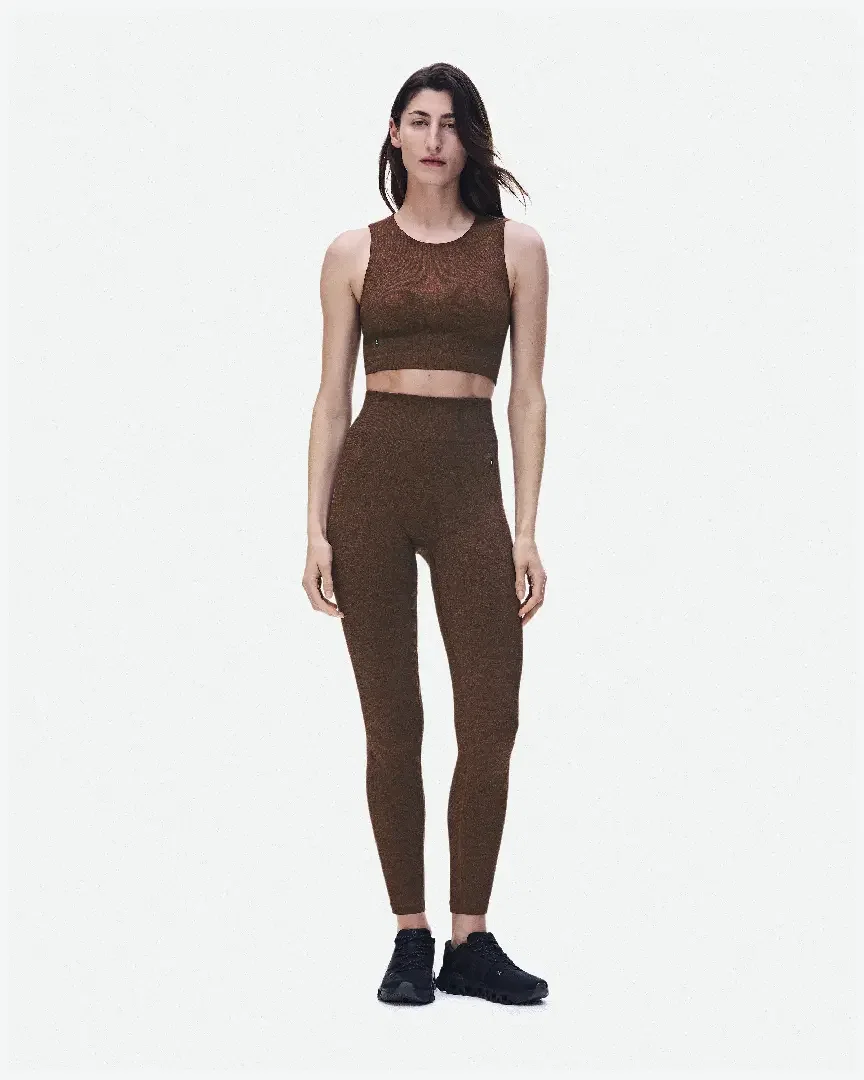 On Running Studio Knit Leggings Femme