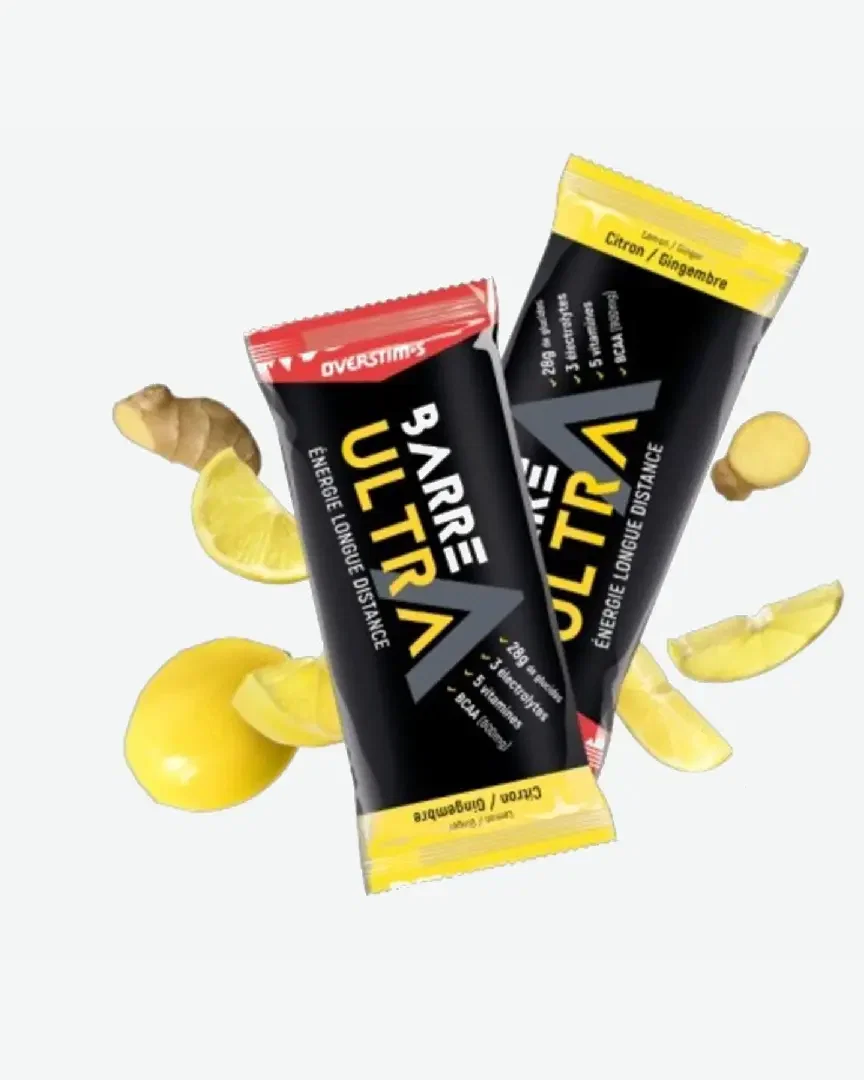Overstims barre énergétique ultra citron et gingembre Unisexe