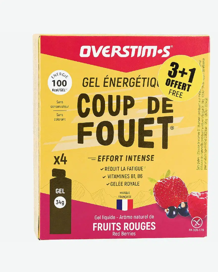 Overstims Étui Gels Energie Instantanée Coup De Fouet 3+1 - Unisex (36) au meilleur prix !