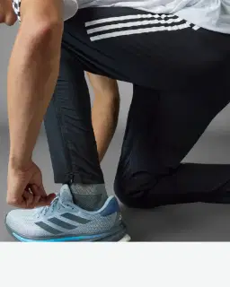 pantalon adidas own the run 3 bandes Homme – 4/4