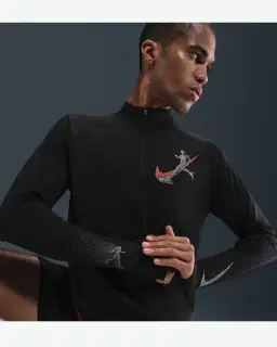 Pull 1/2 zip avec protection UV Dri-FIT Nike Stride Homme – 3/4