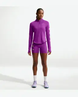 Pull 1/2 zip Dri-FIT Nike Tempo Flash Femme – 4/4