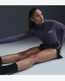 Pull 1/4 zip Dri-FIT Nike Pacer Femme – 3/4