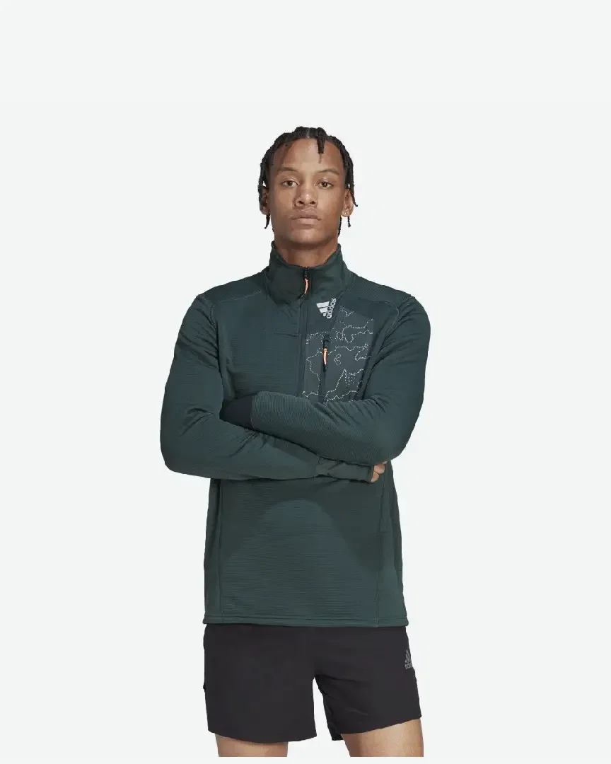 Pull adidas X-City 1/4 Zip COLD.RDY Homme