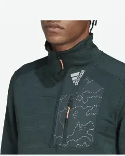 Pull adidas X-City 1/4 Zip COLD.RDY Homme – 4/4