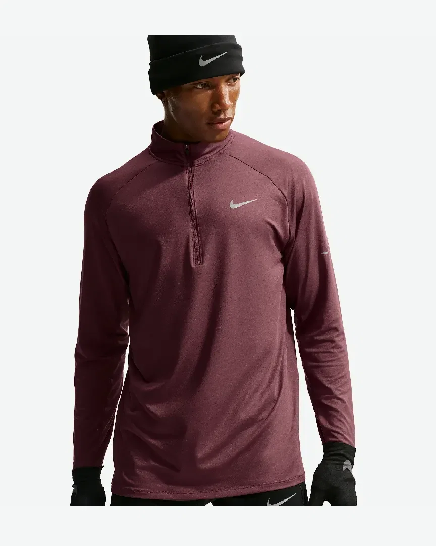 Tee-Shirt D'hiver À Demi-Zip Therma-Fit Repel Nike Stride M