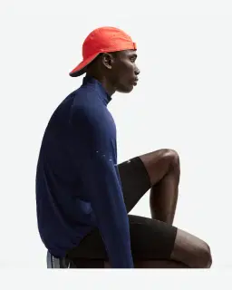 Tee-shirt d'hiver à demi-zip Therma-FIT Repel Nike Stride Homme – 3/4