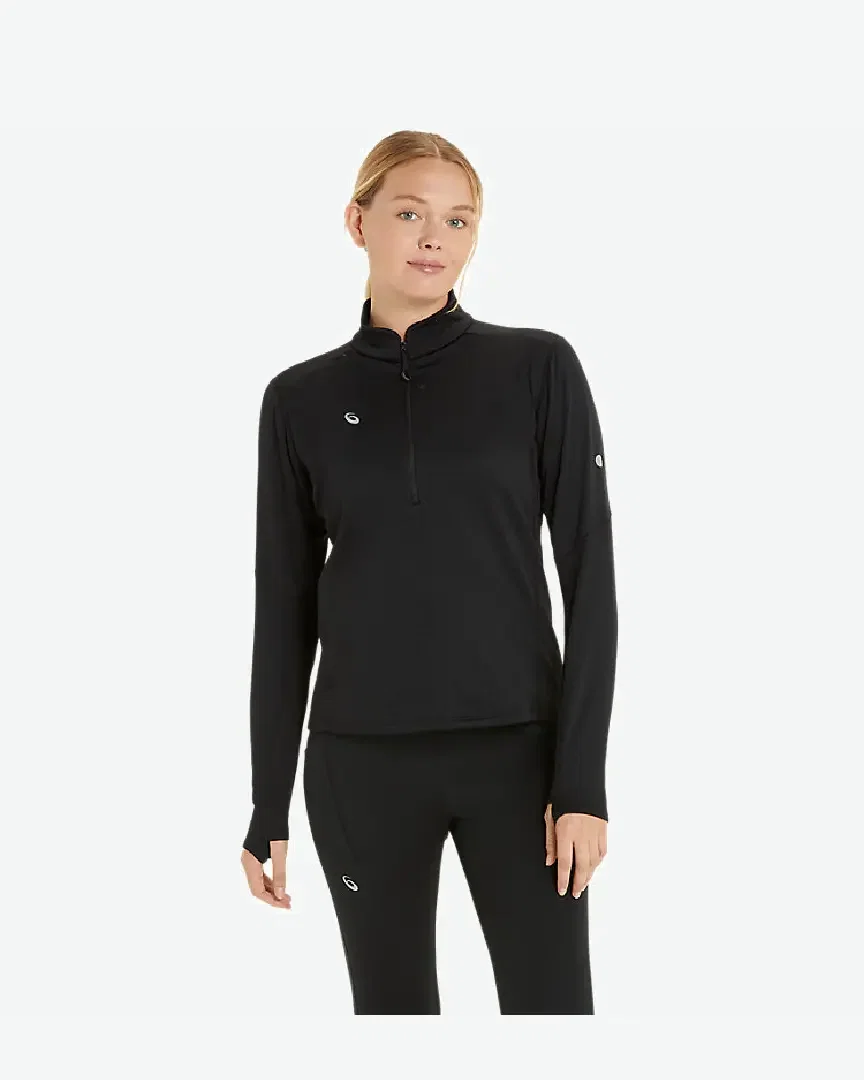 road winter 1/2 zip mid layer Femme