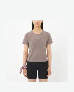 Salomon Shakeout Air Crop SS Tee Femme – 1/4