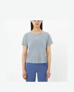 Salomon Shakeout Air Crop SS Tee Femme – 1/4