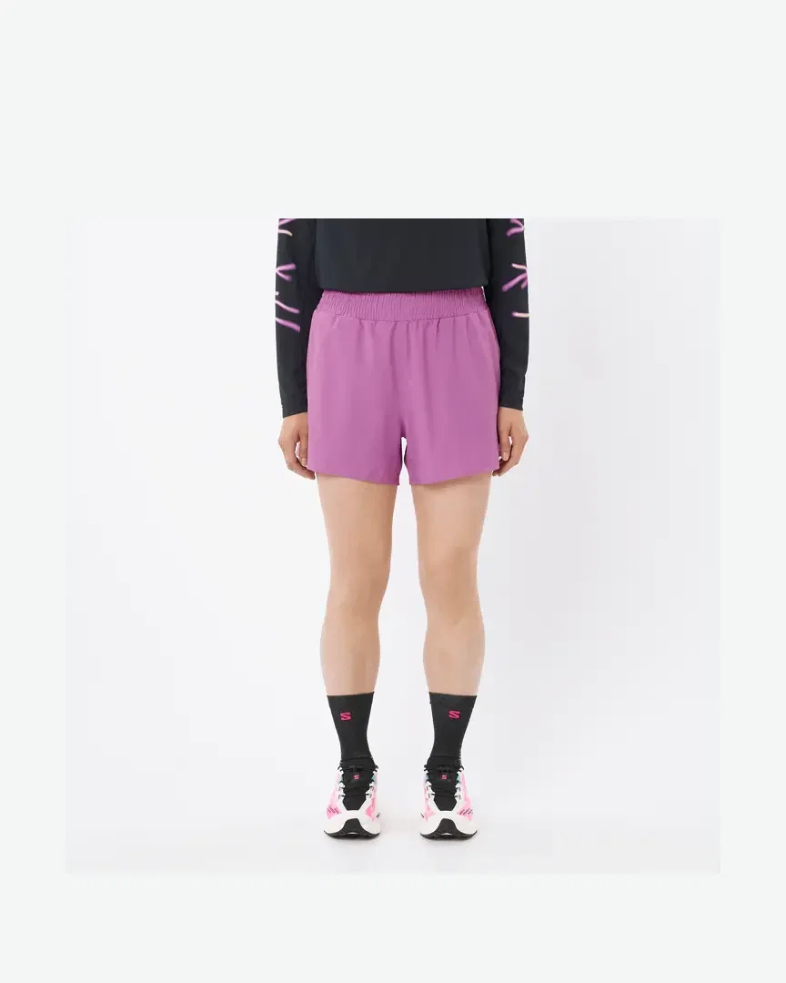 Salomon Shakeout Core 2In1 Shorts 4" Femme