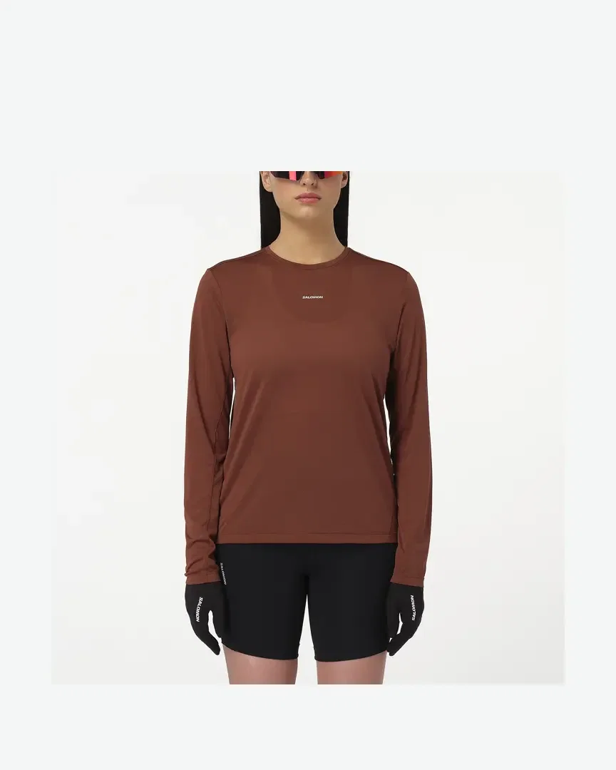 Salomon Shakeout Core LS Tee Femme