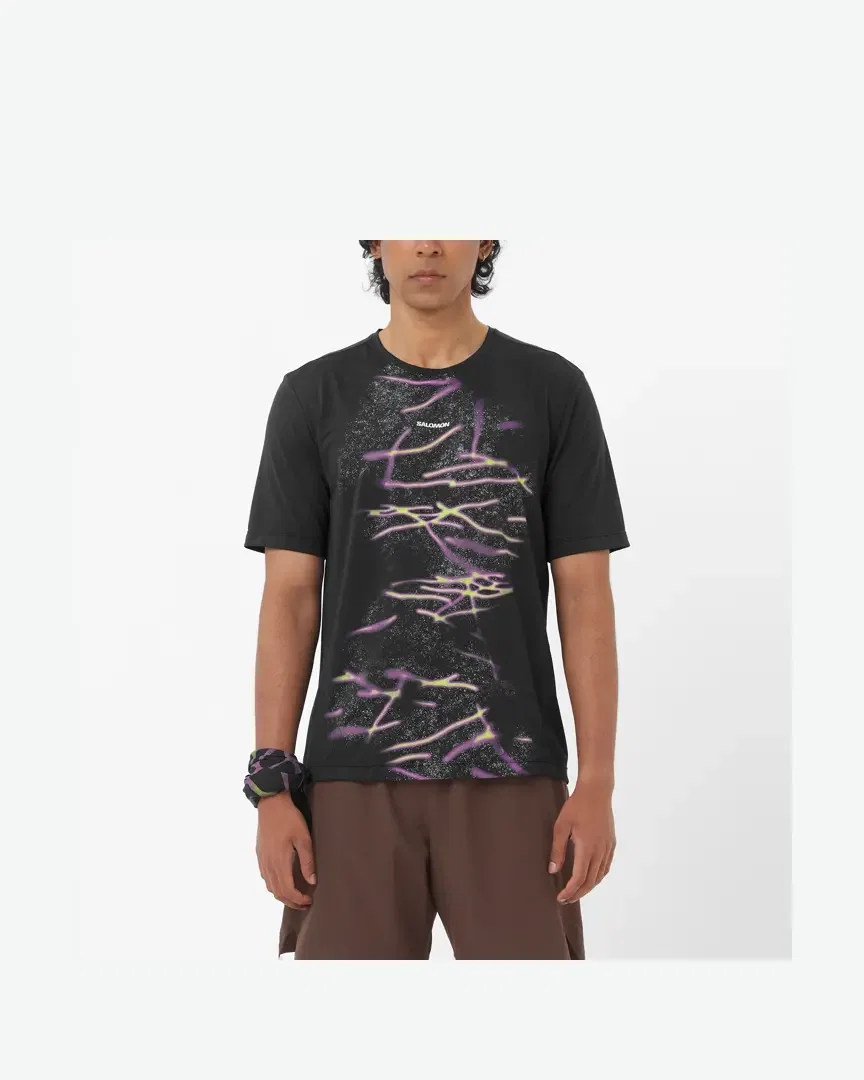Salomon Shakeout Core SS Tee Graphic Homme