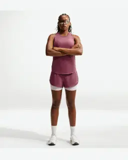 Short 2-en-1 en mesh Dri-FIT Nike Flow Femme – 1/4