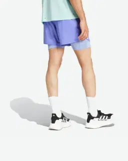 short adidas 2-en-1 own the run 3 bandes Homme – 2/4