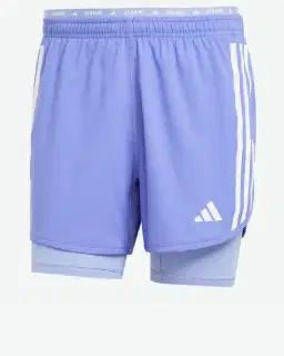 short adidas 2-en-1 own the run 3 bandes Homme – 4/4
