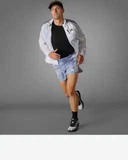 short adidas own the run 3 bandes Homme – 3/4