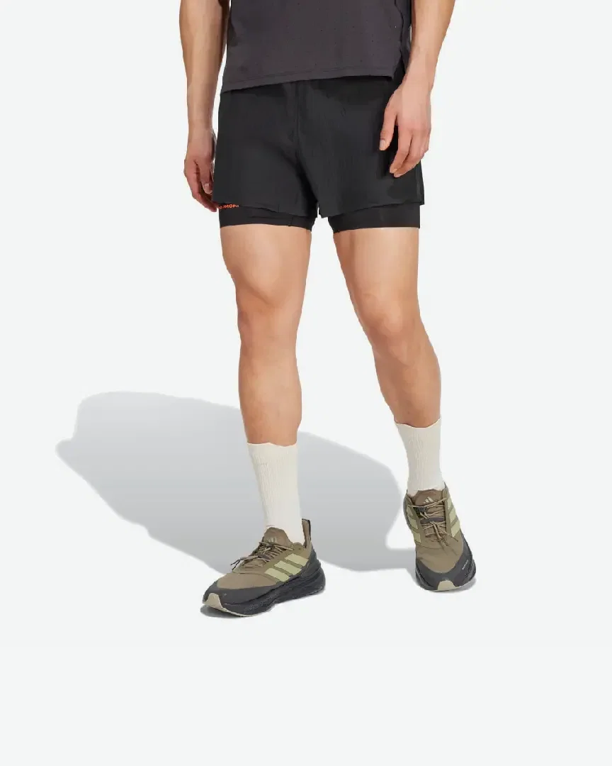 short adidas de running 2 en 1 adi365 h koumori Homme