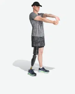 short adidas own the run spray dye 2-in-1 Homme – 3/4