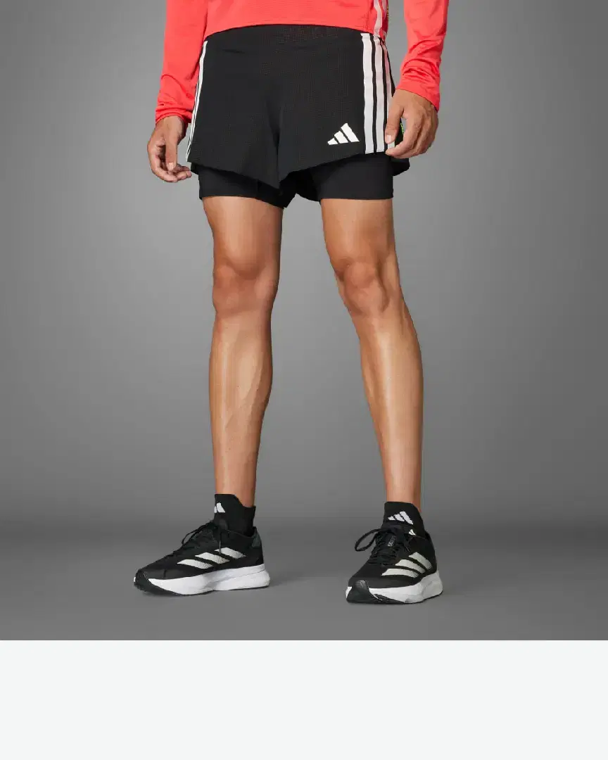 Short Adidas Poche Gel 2 En 1 Adizero Running M - Men (72) au meilleur prix !