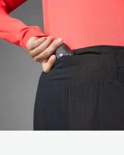 short adidas poche gel 2 en 1 adizero running Homme – 3/4