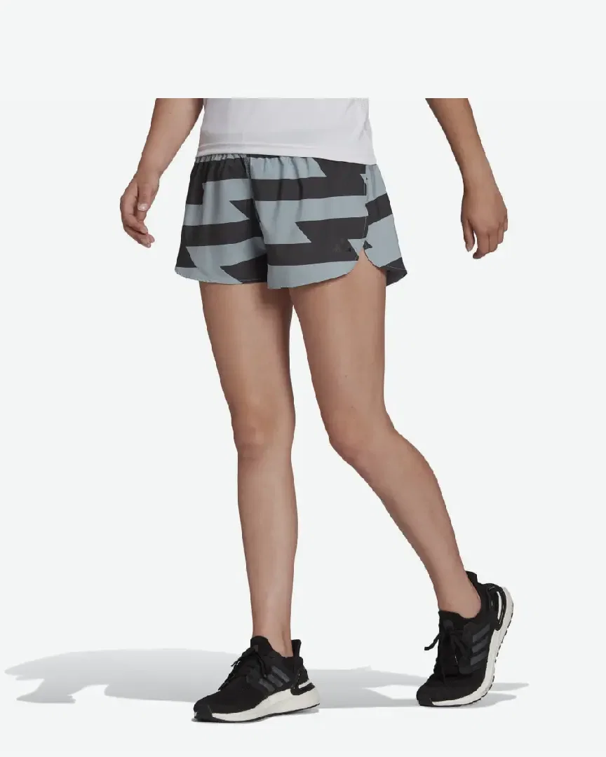 Short adidas Run Fast Running Split Femme
