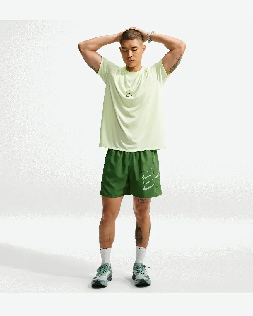 Short Avec Sous-Short Intégré 12,7 Cm Dri-Fit Nike Miler M