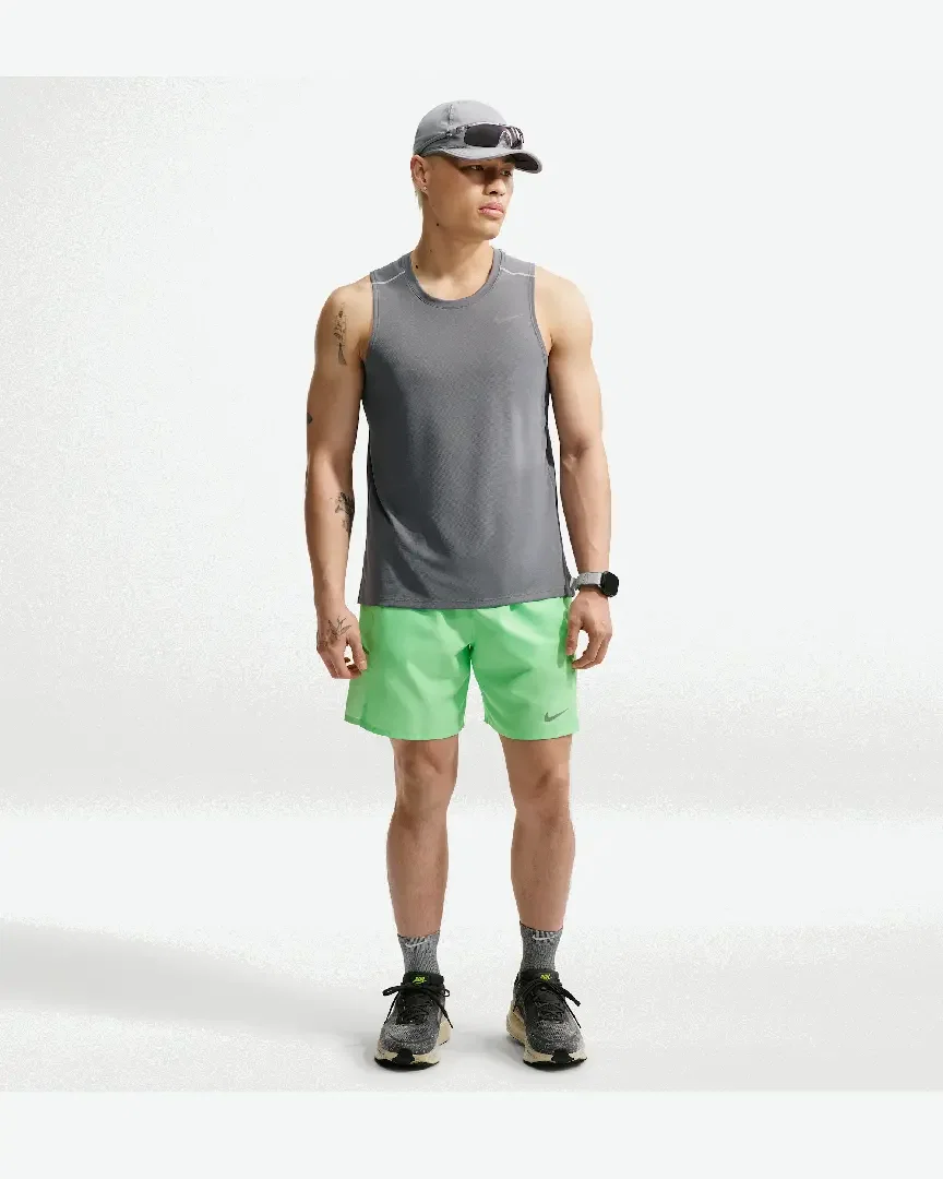 Short avec sous-short intégré 18 cm Dri-FIT Nike Miler Homme