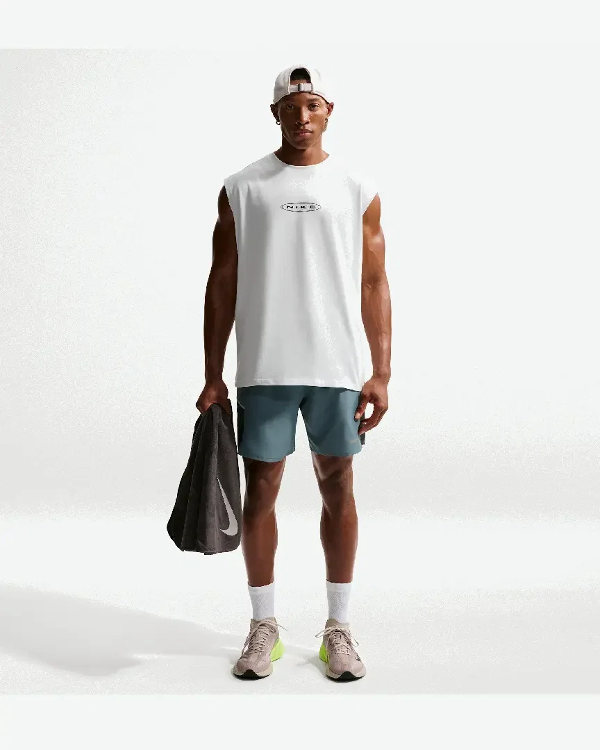 Short avec sous-short intégré 18 cm Dri-FIT Nike Miler Homme