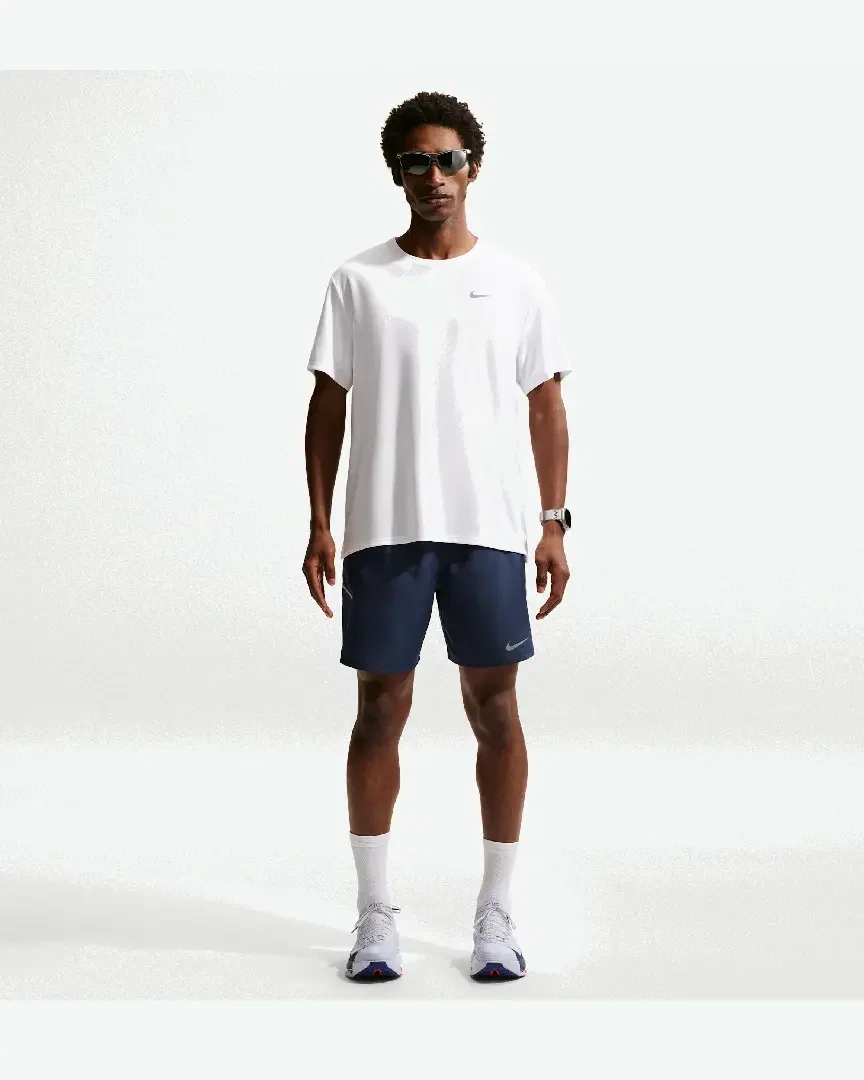 Short avec sous-short intégré 18 cm Dri-FIT Nike Miler Homme
