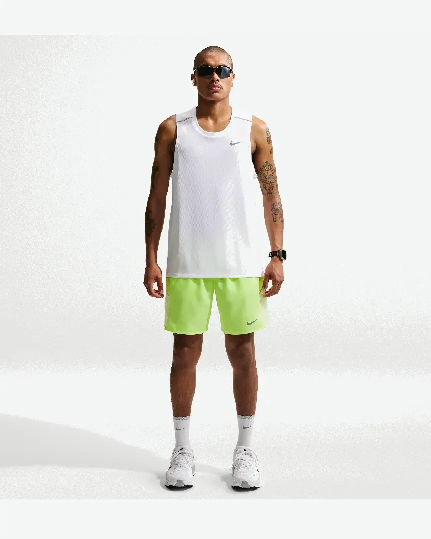 Short avec sous-short intégré 18 cm Dri-FIT Nike Miler Homme