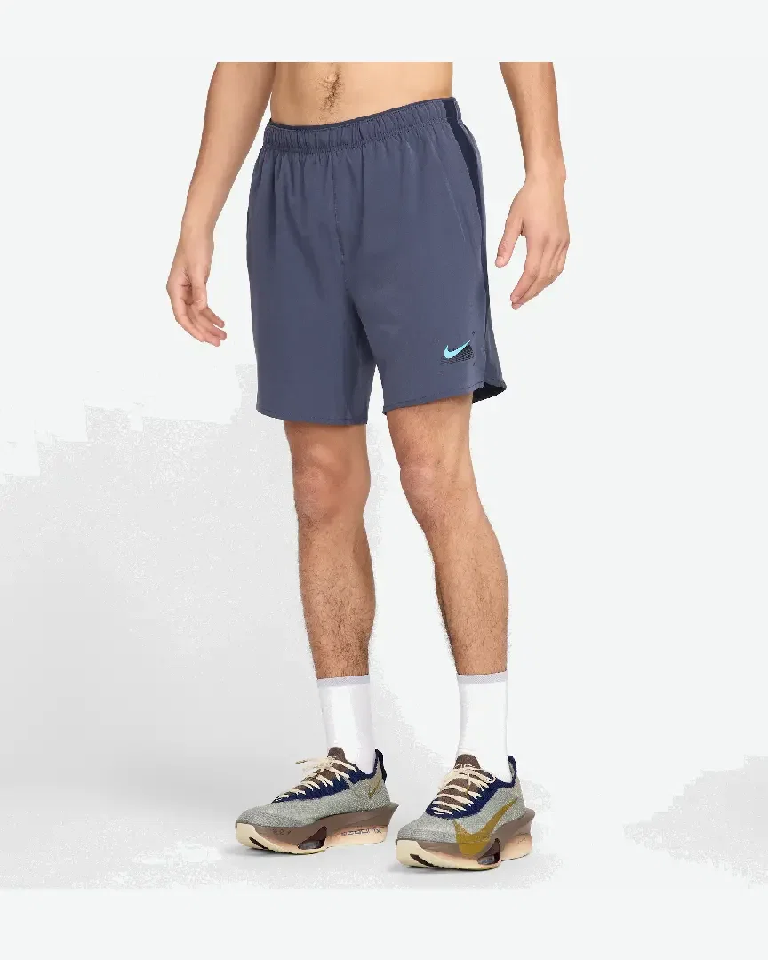 Short avec sous-short intégré Nike Challenger 18 cm Homme
