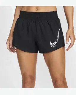 Short Dri-FIT à motif et taille mi-haute avec sous-short intégré Nike One Femme – 2/4