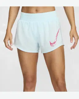 Short Dri-FIT à motif et taille mi-haute avec sous-short intégré Nike One Femme – 2/4