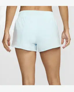 Short Dri-FIT à motif et taille mi-haute avec sous-short intégré Nike One Femme – 3/4
