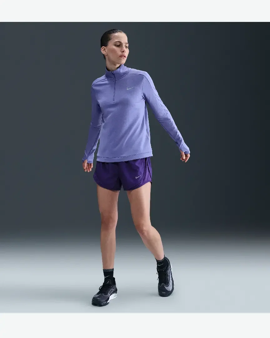 Short Dri-FIT taille mi-haute avec sous-short intégré Nike Tempo Femme