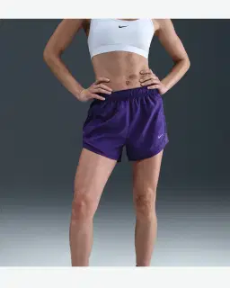 Short Dri-FIT taille mi-haute avec sous-short intégré Nike Tempo Femme – 2/4