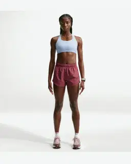 Short Dri-FIT taille mi-haute avec sous-short intégré Nike Tempo Femme – 1/4