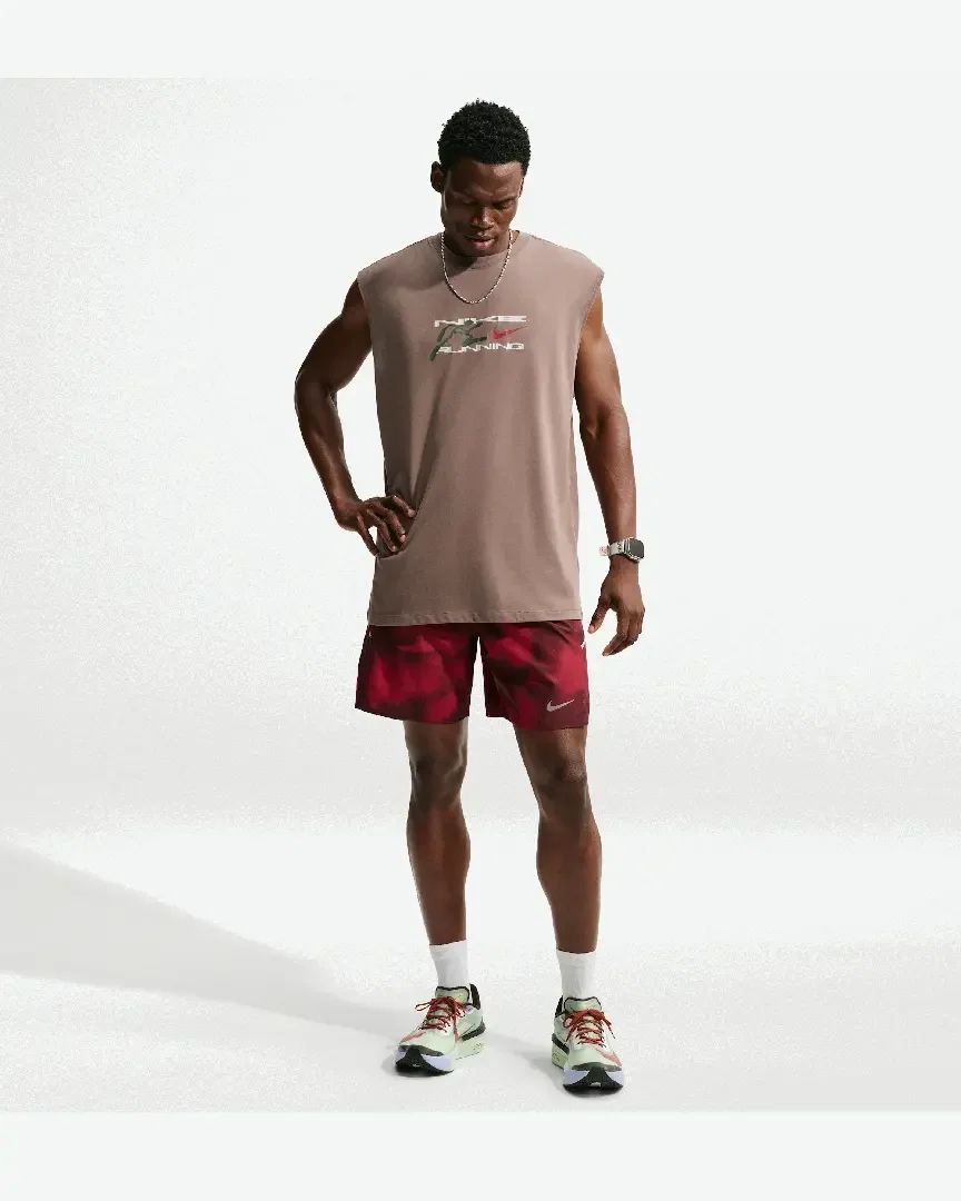 Short avec sous-short intégré 18 cm Dri-FIT Nike Miler Homme