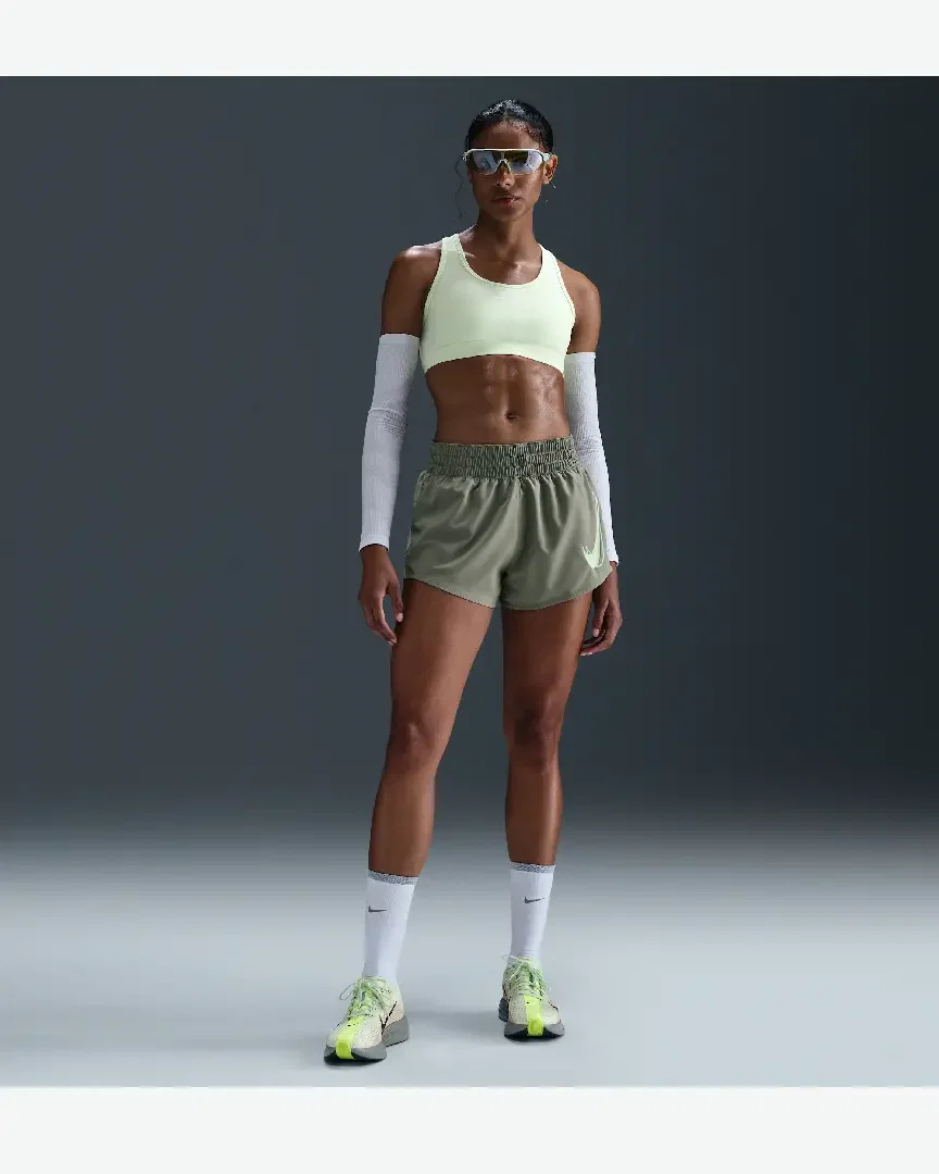 Short taille mi-haute avec sous-short intégré Dri-FIT Nike One Femme