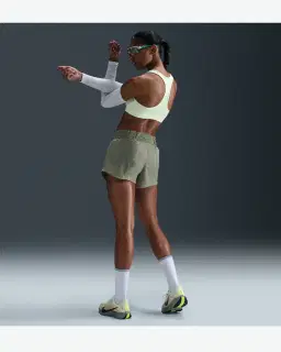 Short taille mi-haute avec sous-short intégré Dri-FIT Nike One Femme – 4/4