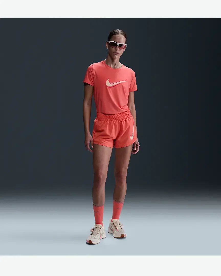 Short taille mi-haute avec sous-short intégré Dri-FIT Nike One Femme