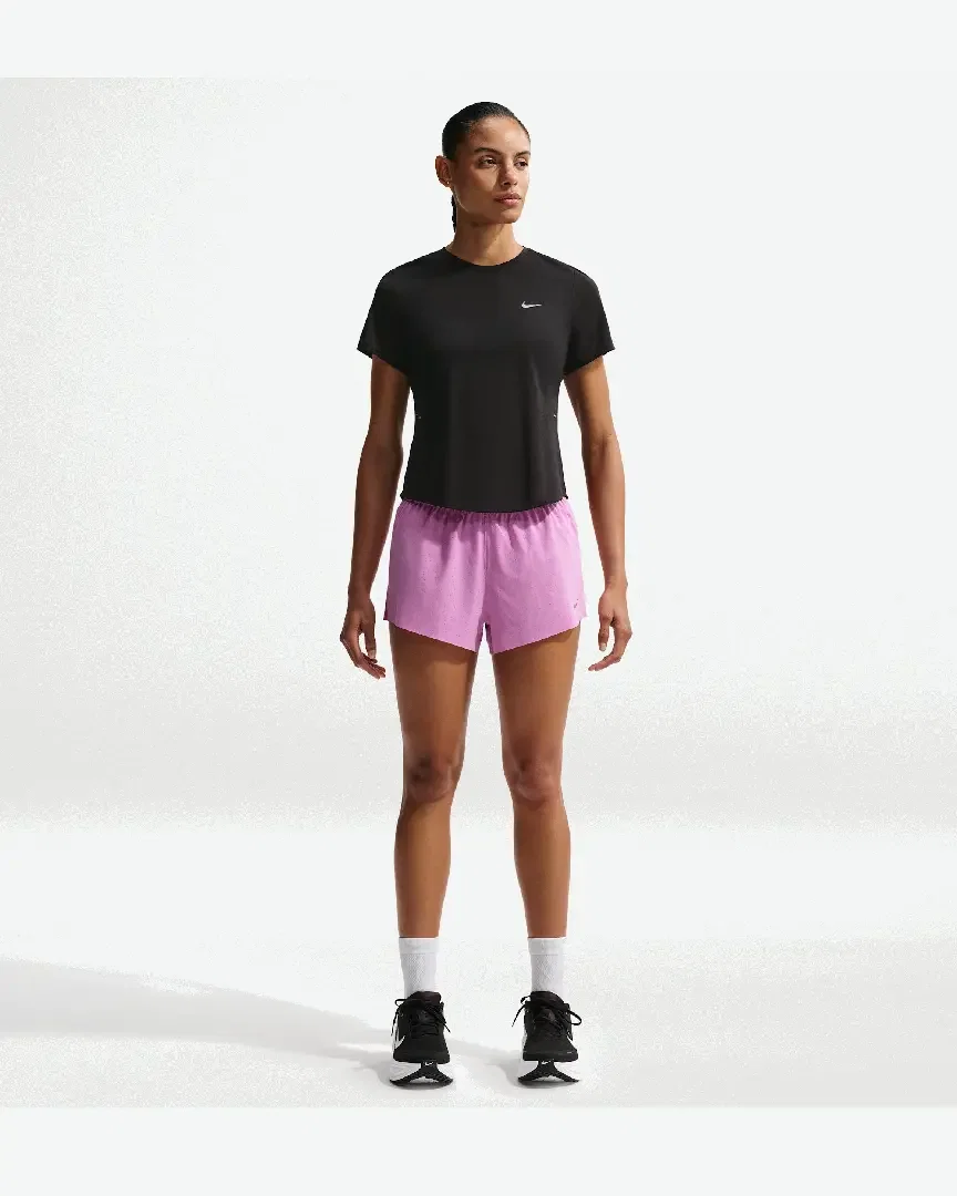 Short taille mi-haute avec sous-short intégré Dri-FIT Nike Swift 6 cm Femme