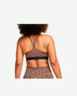 Soutien-gorge Nike Indy Women s Light-Support 1-Piece Pad V-Neck Leopard Print Bra Femme – 2/2
