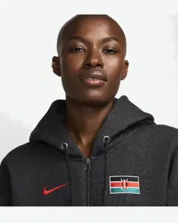 Sweat à capuche oversize à zip Nike Team Kenya Phoenix Fleece Femme – 3/4