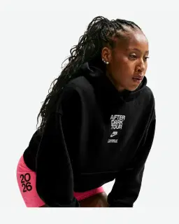Sweat à capuche oversize Nike Studio Fleece Medium Weight "After Dark Tour" Femme – 1/4