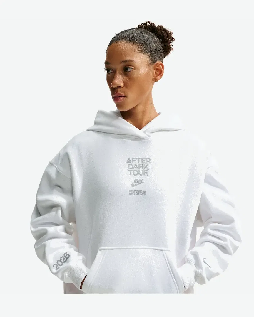 Sweat À Capuche Oversize Nike Studio Fleece Medium Weight "After Dark Tour" W