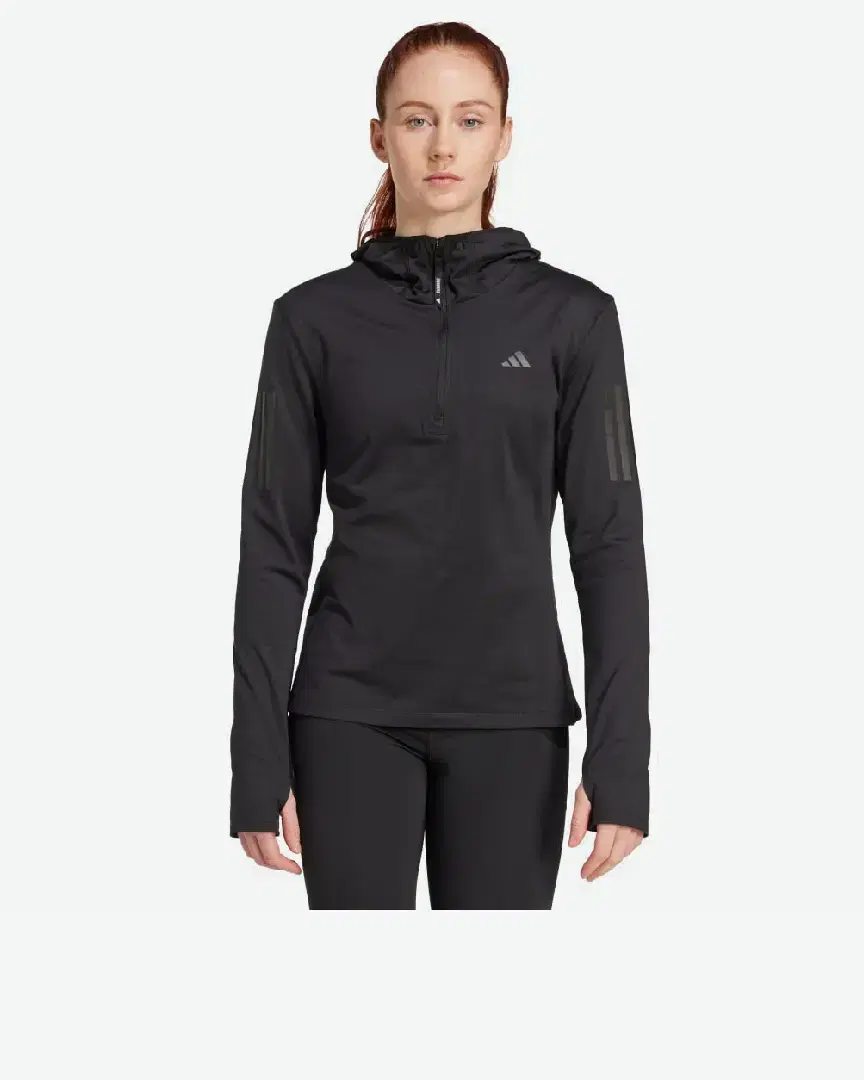 Sweat-Shirt Adidas À Capuche Demi-Zip Own The Run Winterized W - JP3821 (0) au meilleur prix !