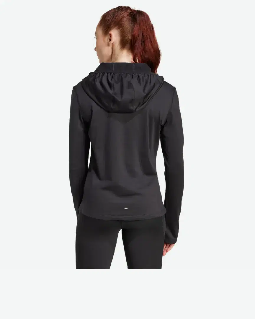 Sweat-Shirt Adidas À Capuche Demi-Zip Own The Run Winterized W - JP3821 (1) au meilleur prix !