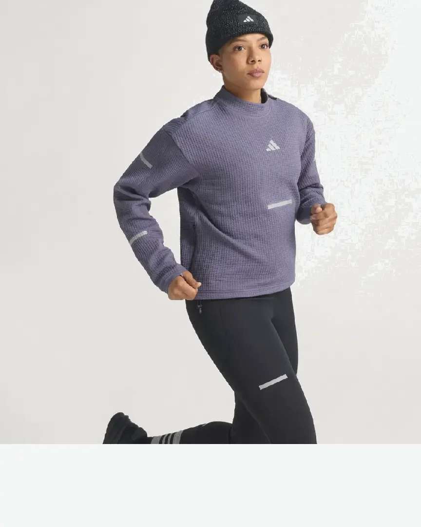 sweat-shirt adidas ras-du-cou de running adi365 climawarm+ Femme